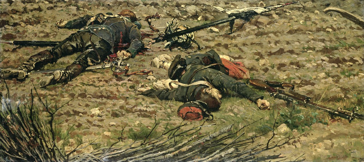 1870 Savaşı Bölümü by Alphonse Marie de Neuville