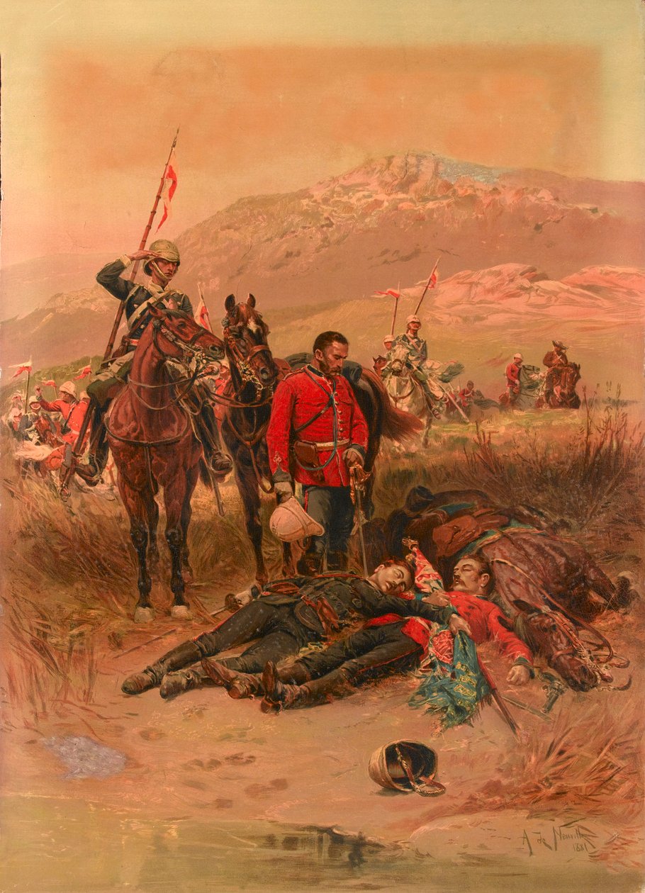 Cesurların Son Uykusu, Isandlwana, Zulu Savaşı by Alphonse Marie de Neuville