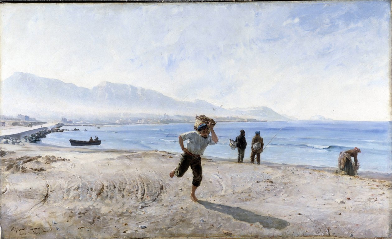 Prado sahili (sulu boya) by Alphonse Moutte