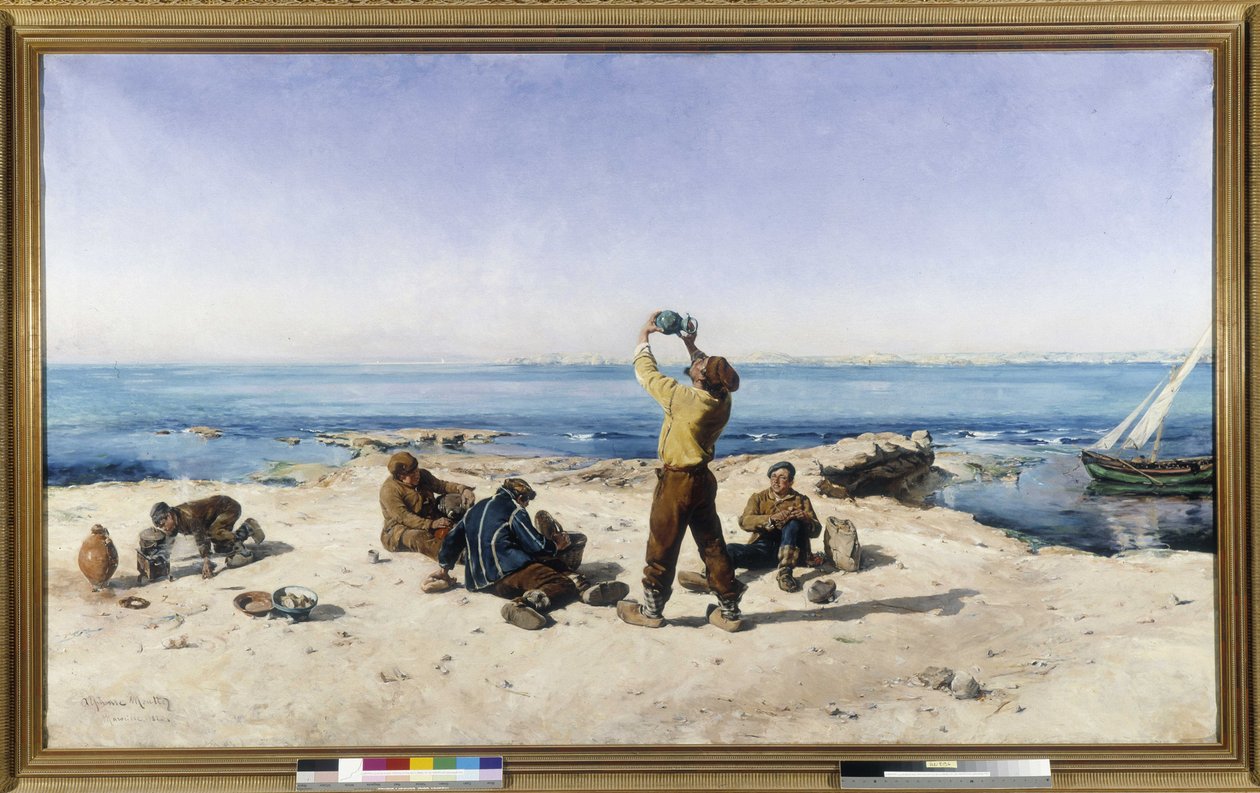 Balık tutma öğle yemeği veya La Regalade by Alphonse Moutte
