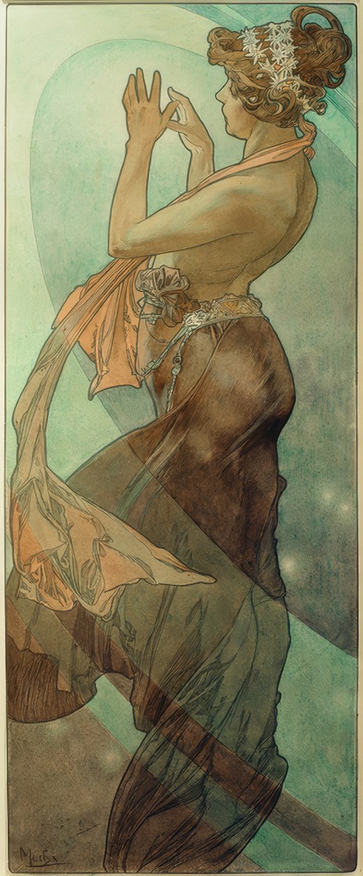 Abendstern by Alphonse Mucha