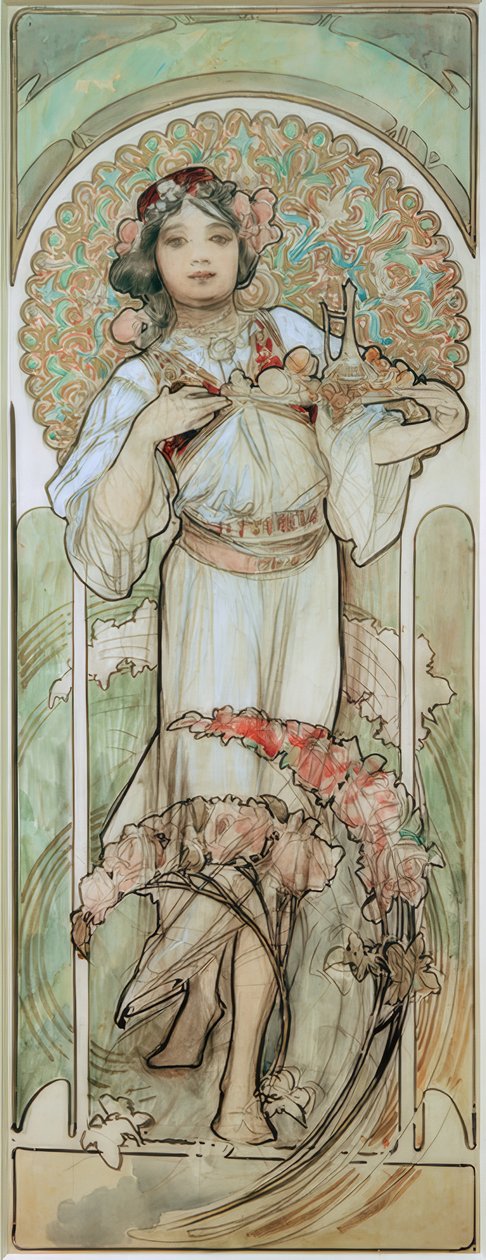 Bosna Hersek by Alphonse Mucha