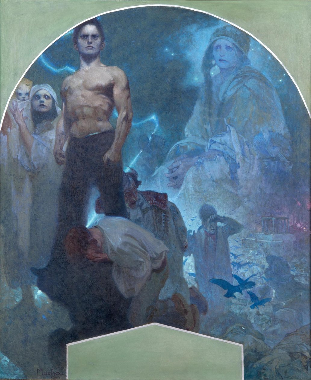 Kendi gücüyle II, 1911 by Alphonse Mucha
