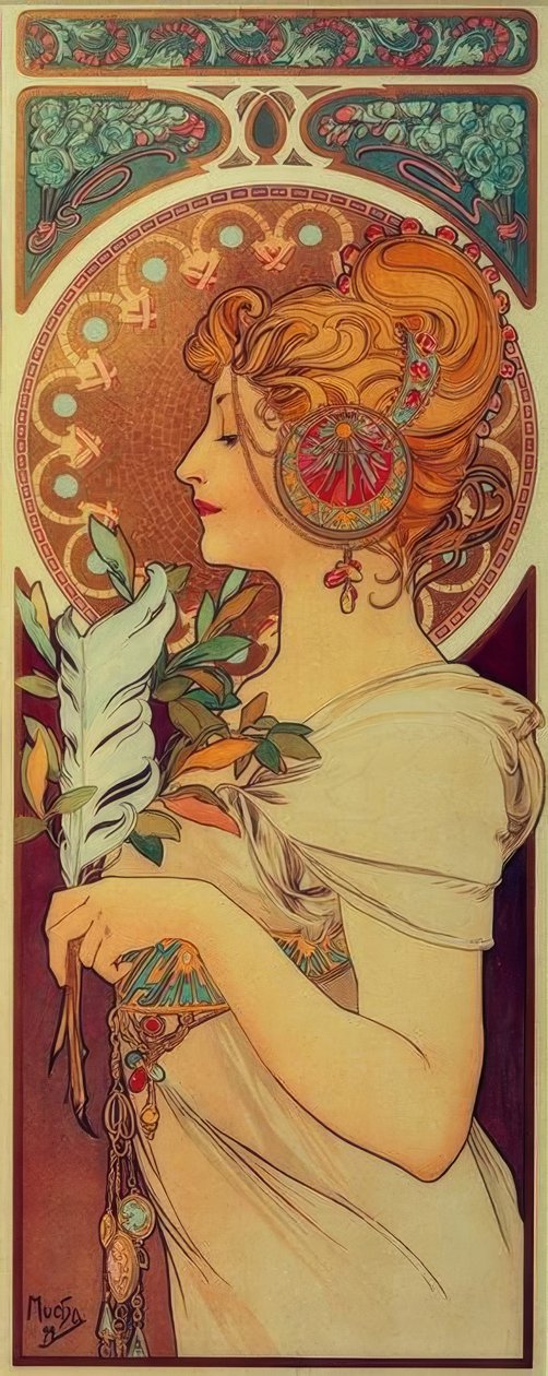 tüy by Alphonse Mucha