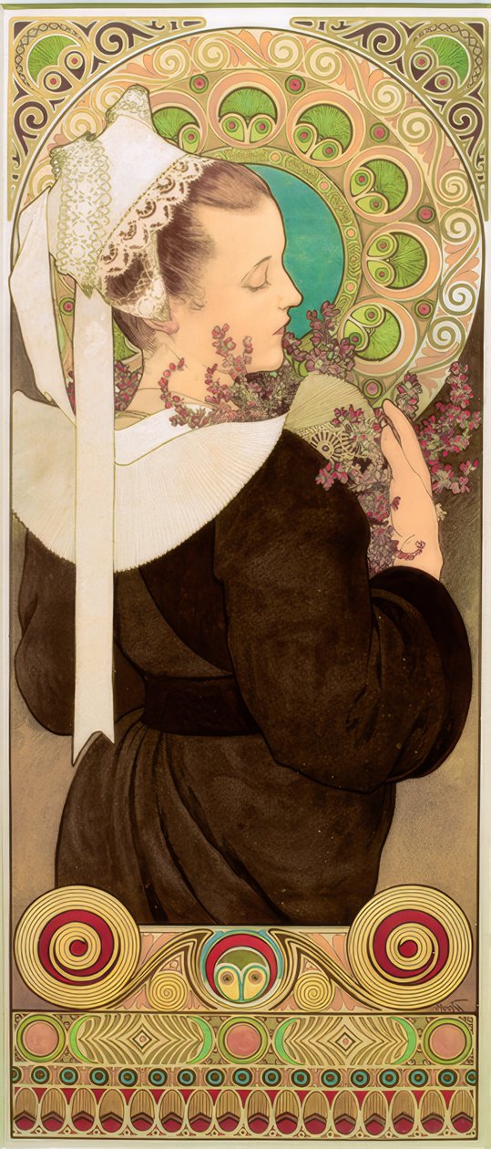 Heidekraut by Alphonse Mucha