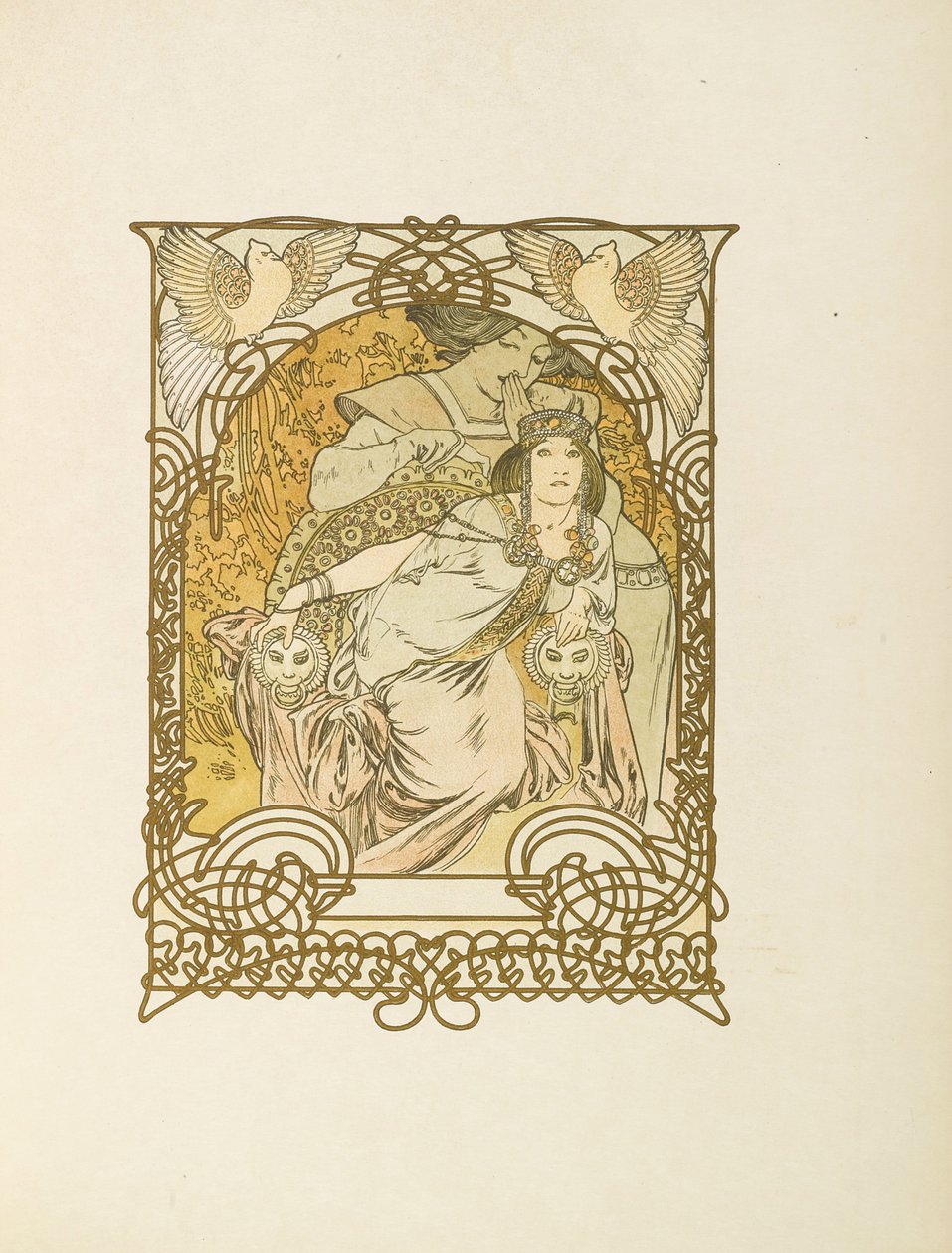 Ilsea, Trablus Prensesi, Robert de Flers, 1897 by Alphonse Mucha