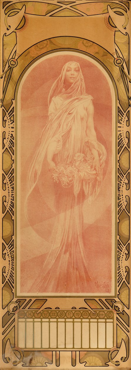Çağrı, 1897 by Alphonse Mucha