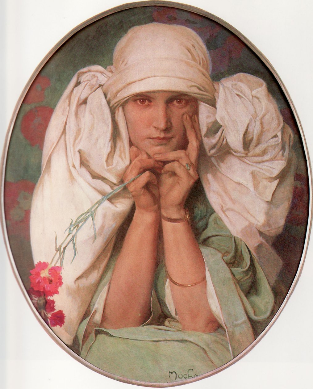 Jaroslava, 1920 by Alphonse Mucha