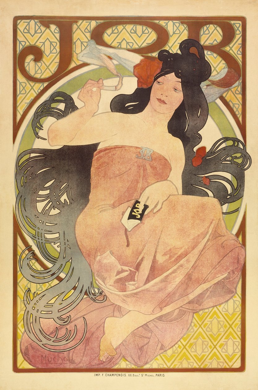 İş, c.1897-98 by Alphonse Mucha