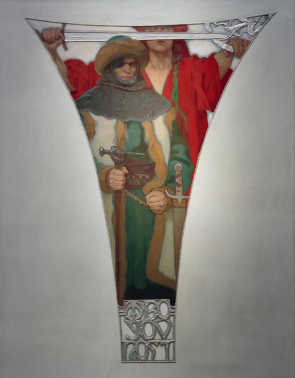 şehvetle savaşmak - jan ziska by Alphonse Mucha