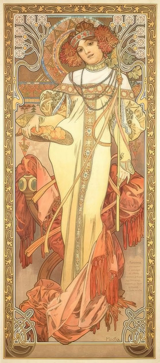 Sonbahar by Alphonse Mucha