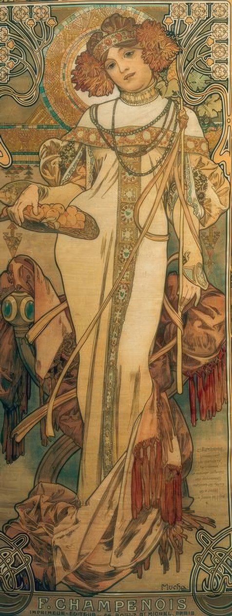 Sonbahar by Alphonse Mucha