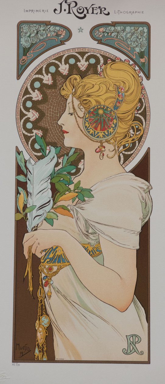 Tüy, 1899. by Alphonse Mucha