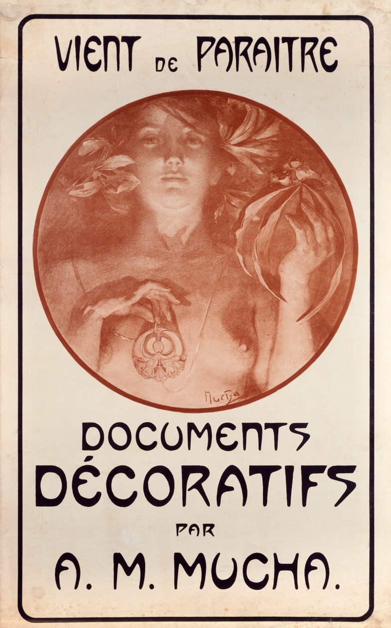 Poster Alphonse Mucha (1860-1939) Alphonse Mucha - Boyut 45x75 cm Özel Koleksiyon by Alphonse Mucha