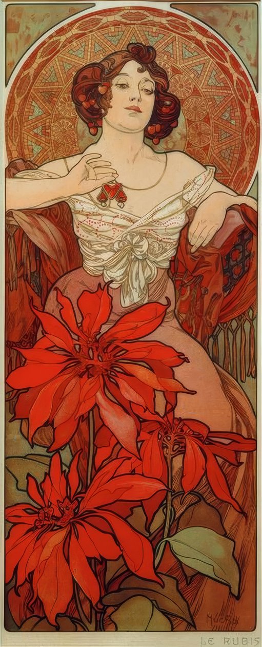 Yedirmek by Alphonse Mucha