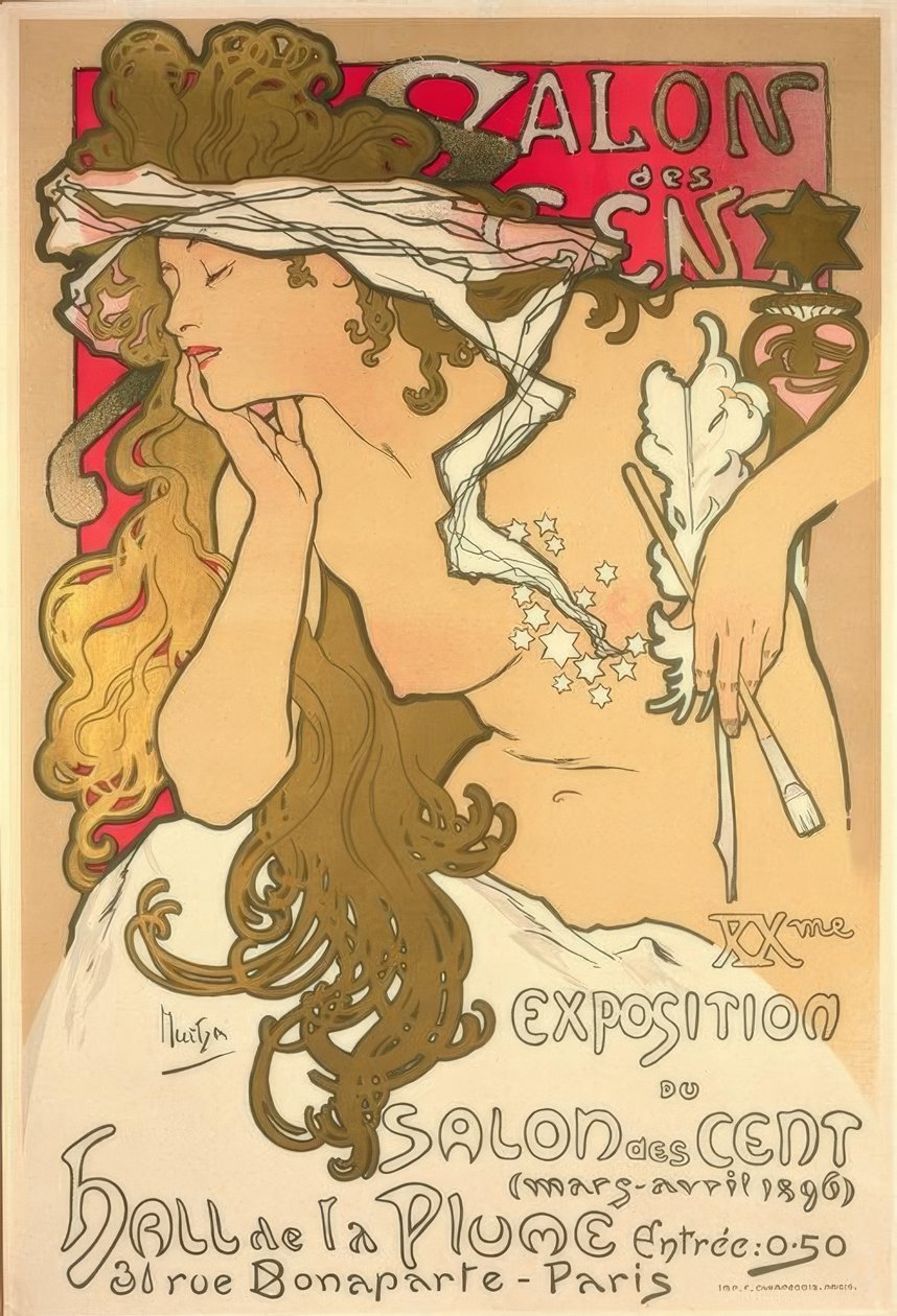 Salon des Cent by Alphonse Mucha