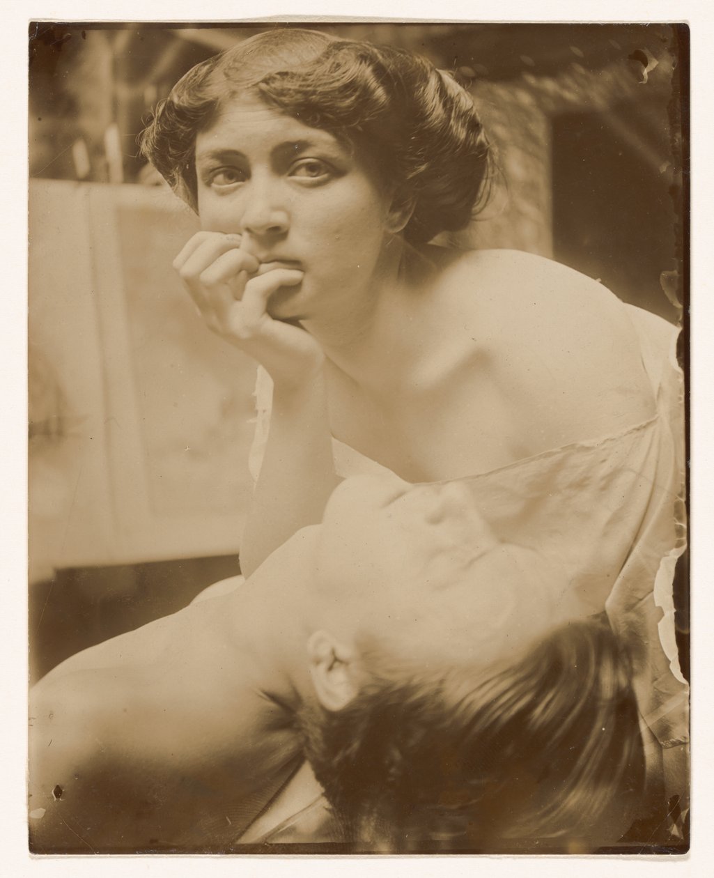 Dekoratif bir panel için çalışma, 1908 (jelatin gümüş baskı) by Alphonse Mucha