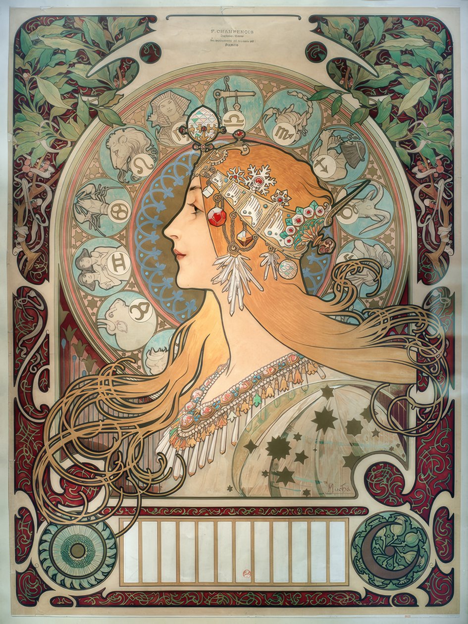 Aleixar, Kirche by Alphonse Mucha