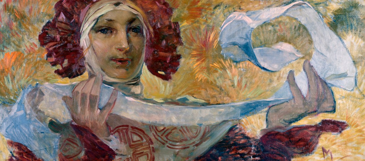 İsimsiz, c1880-1930 by Alphonse Mucha