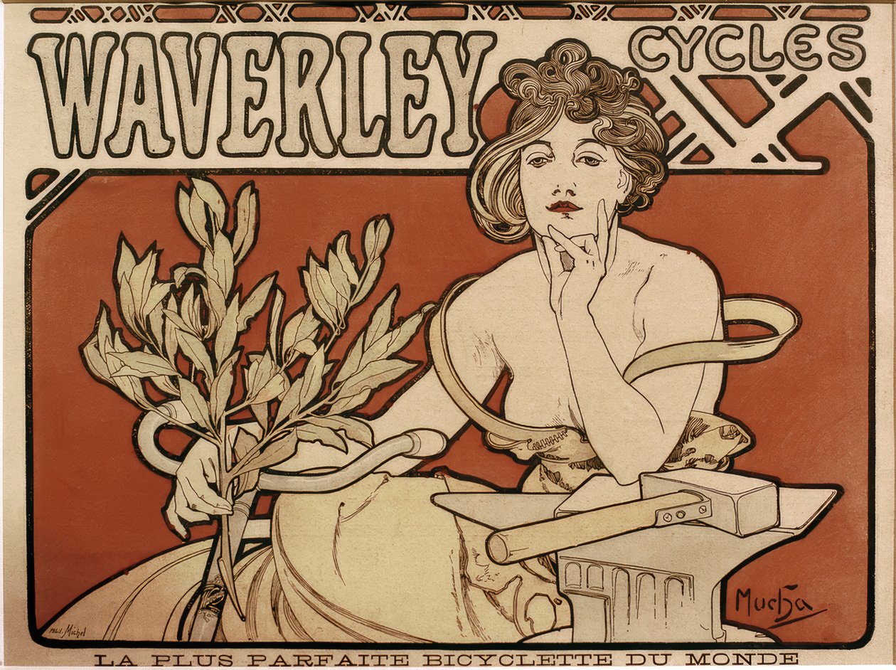 Waverley Döngüleri by Alphonse Mucha