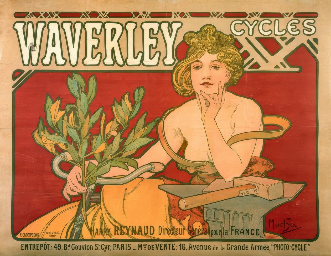 Waverley Döngüleri by Alphonse Mucha