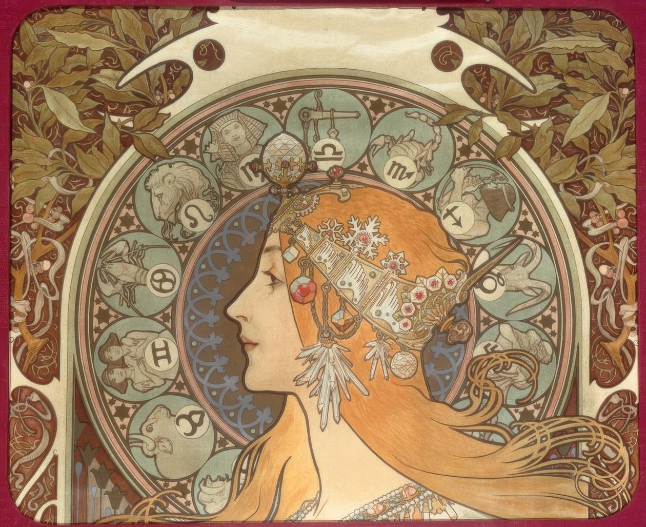 Zodyak by Alphonse Mucha