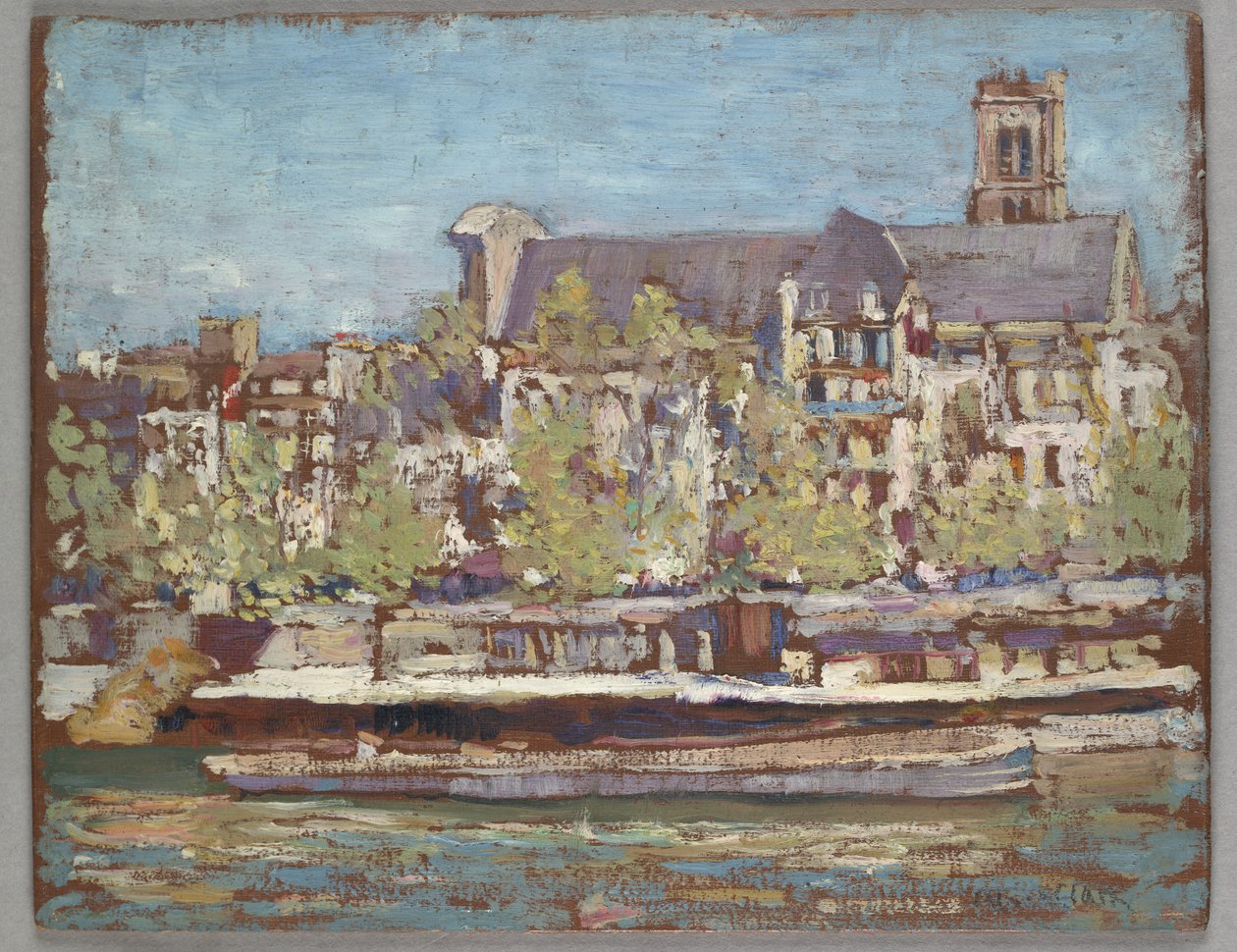 Saint Gervais, Paris (gemide petrol) by Alson Skinner Clark
