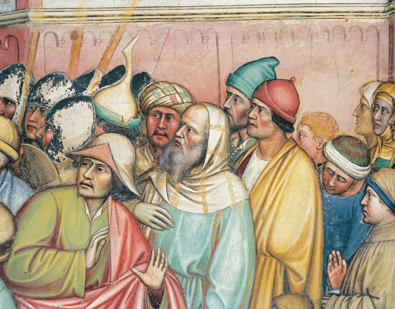 Aziz George tekerlek üzerinde işkenceye maruz kaldı by Altichiero da Zevio