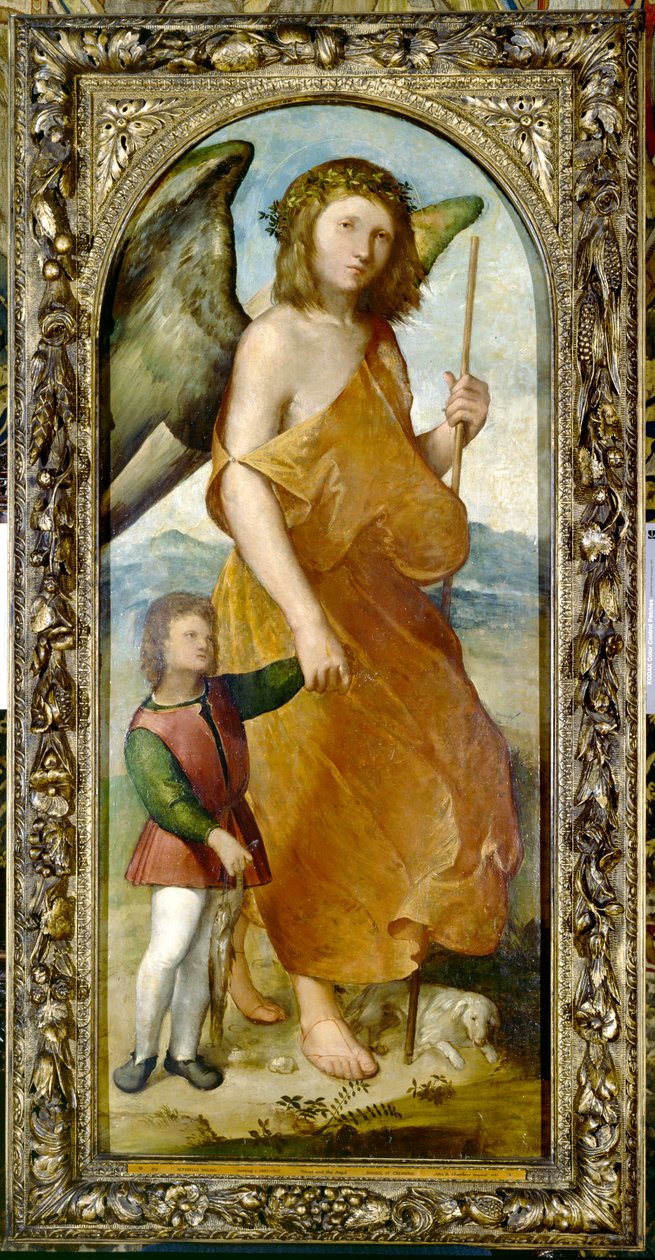 Tobias and the Angel, 15th century  by Altobello Meloni