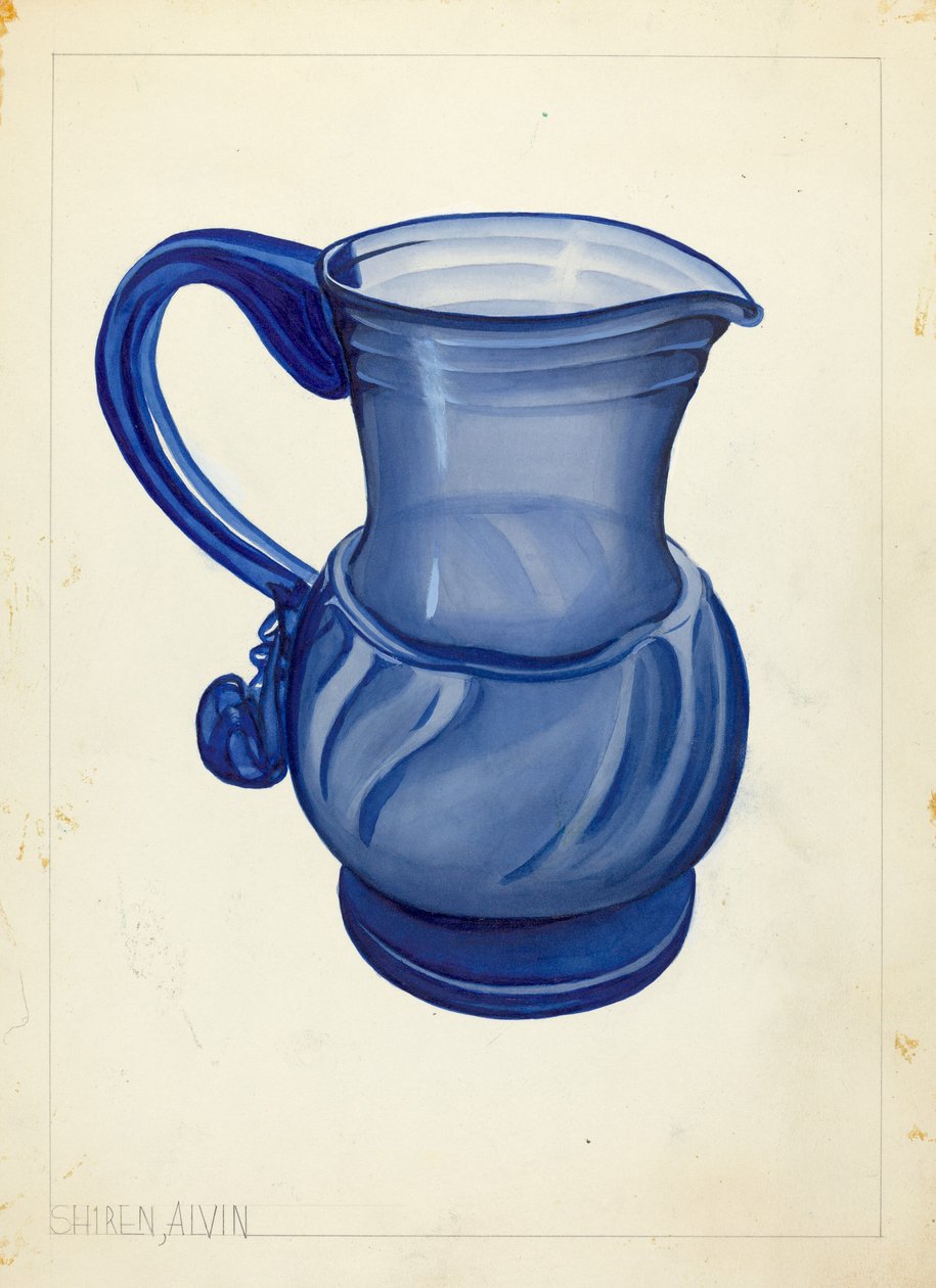 Üflemeli Cam - Sürahi by Alvin Shiren
