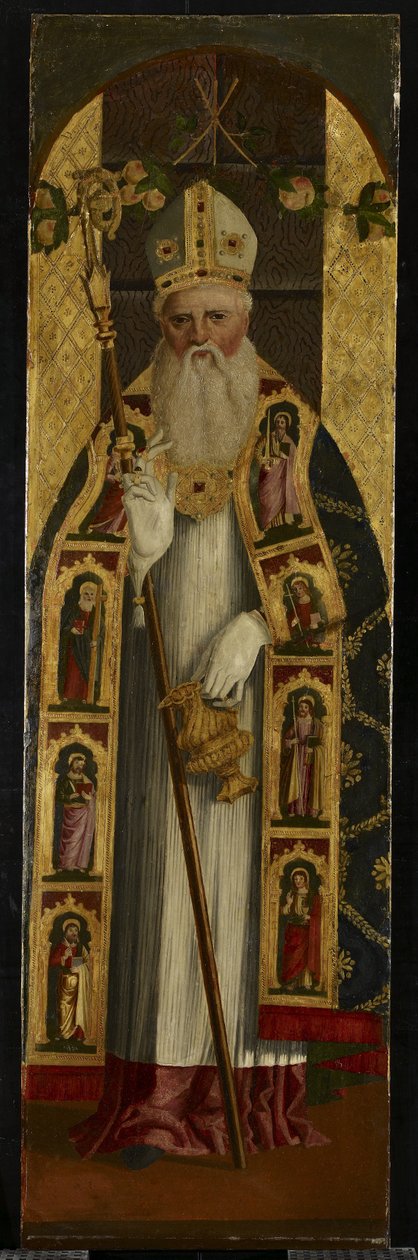 Bir Kutsal Piskopos, 15. yüzyılın sonlarında by Alvise Vivarini
