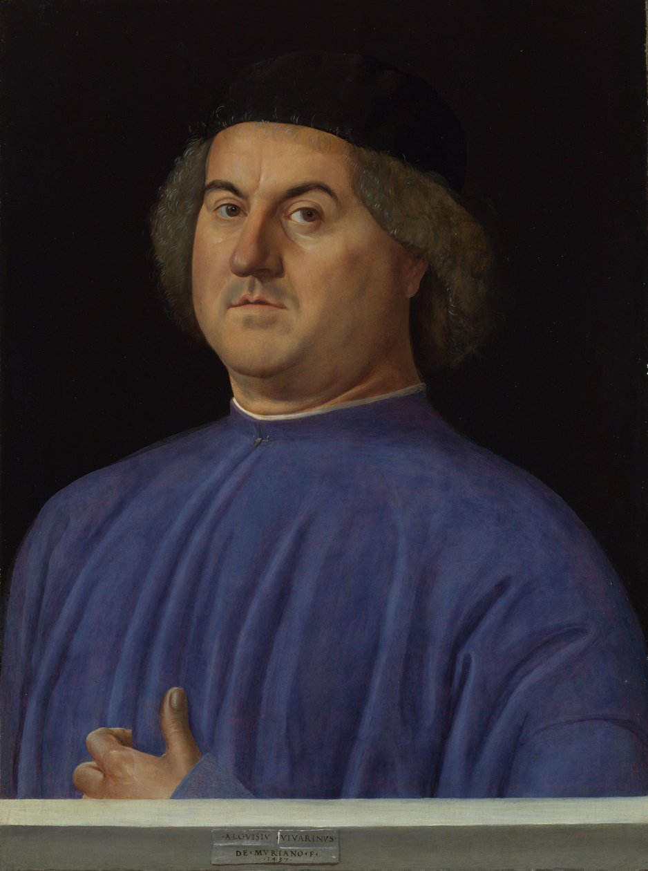 Bir Adamın Portresi, 1497 by Alvise Vivarini