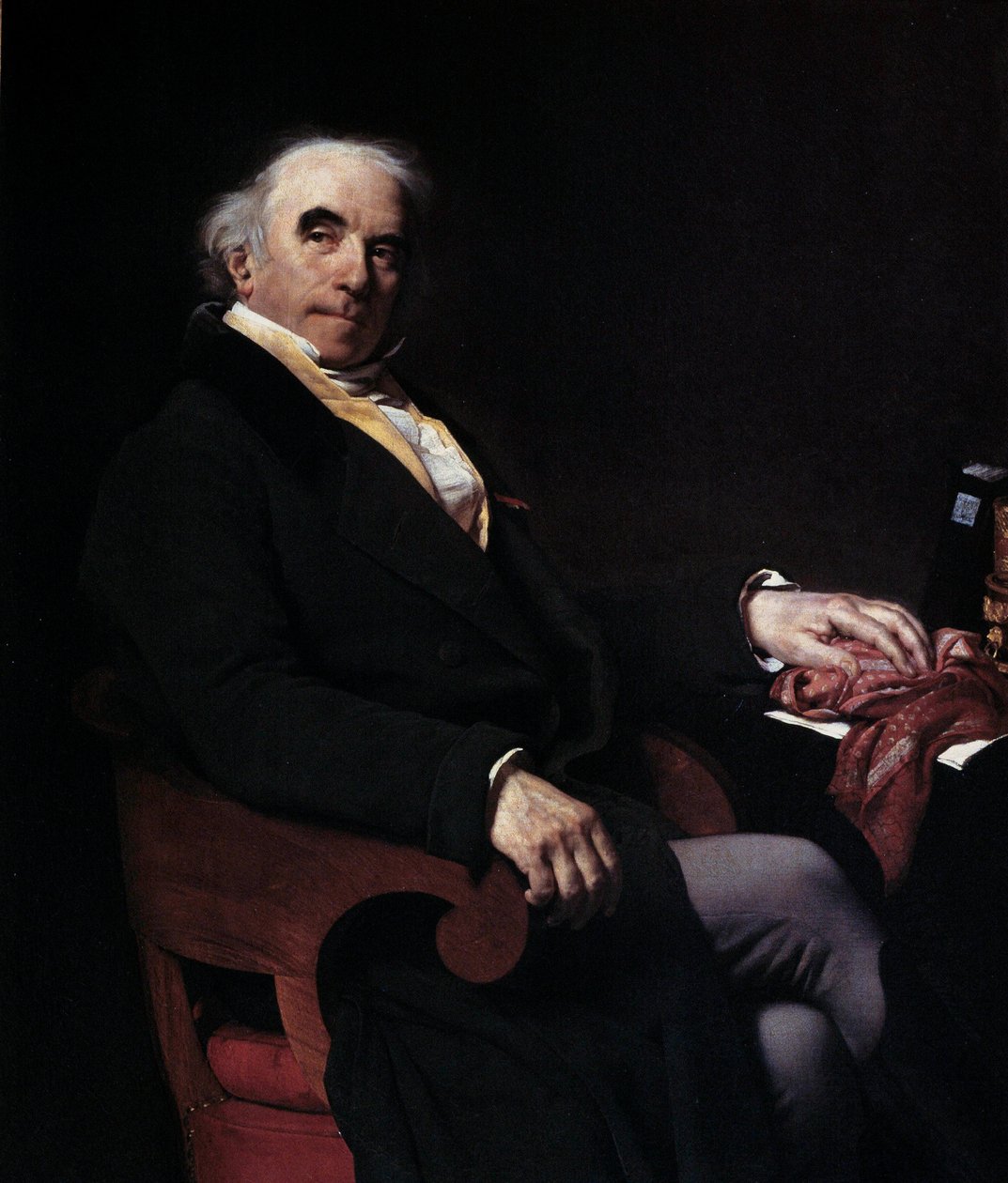 Nanteuil Lanorville Şövalyesinin Portresi (1754-1834) Kraliyet Mesajları Genel Müdürü Amable Pagnest (1790-1819) 1817 Güneşi. 1,29 X 1,02 m by Amable Pagnest