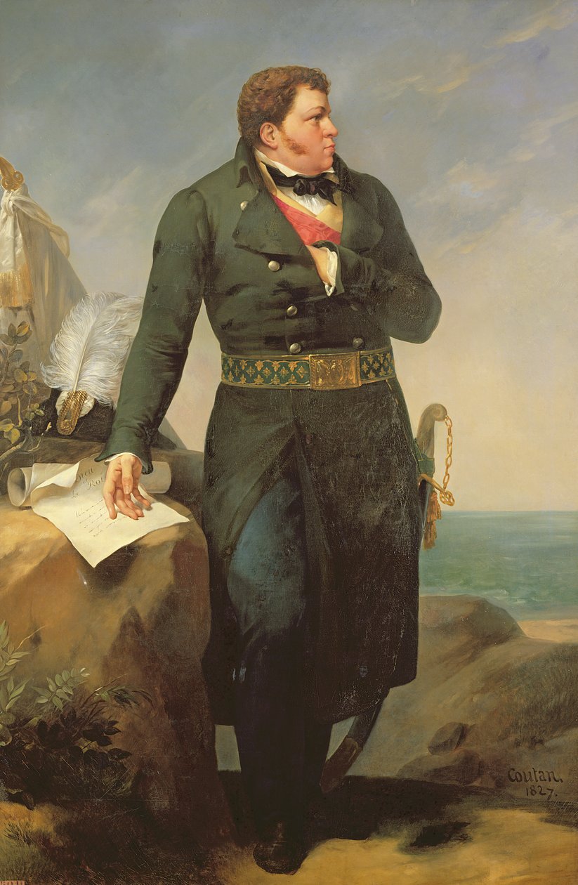 Georges Cadoudal'ın Portresi (1771-1804) 1827 (tuval üzerine yağlı boya) by Amable Paul Coutan