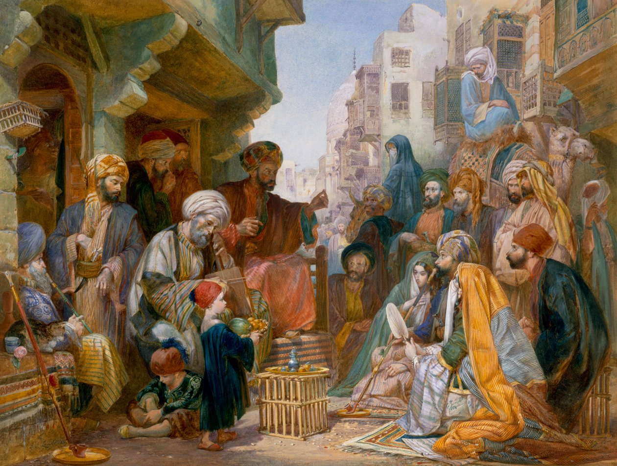Turkish Street Scene  by Amadeo Preziosi