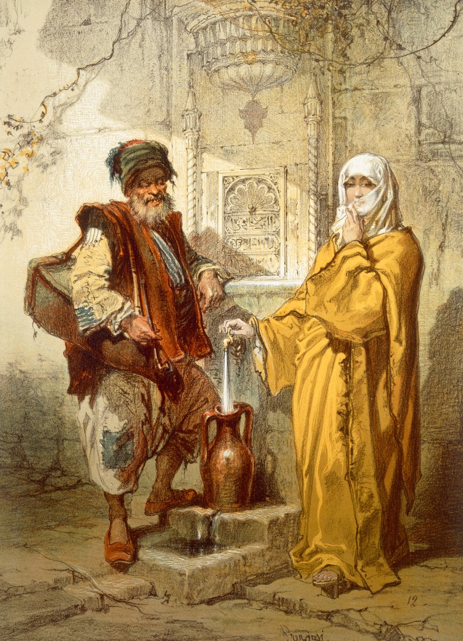 Su taşıyıcı, 1865 by Amadeo Preziosi