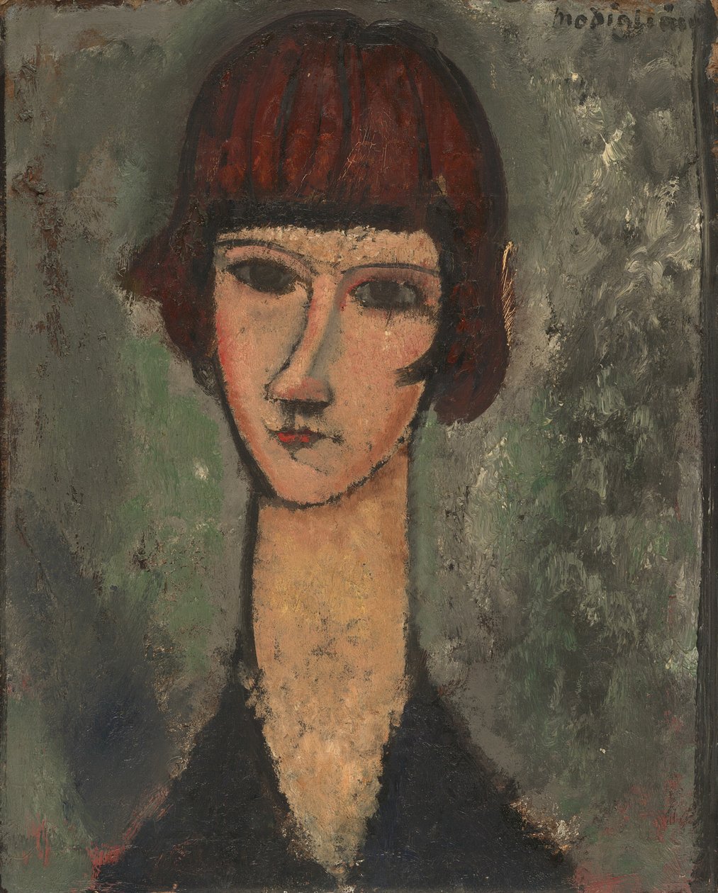 Kadın Portresi, c. 191719. by Amedeo Modigliani