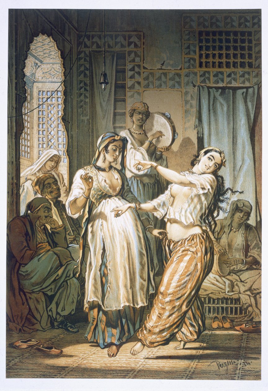 Mısırlı Dansöz, 'Kahire Hatırası'ndan by Amadeo Preziosi