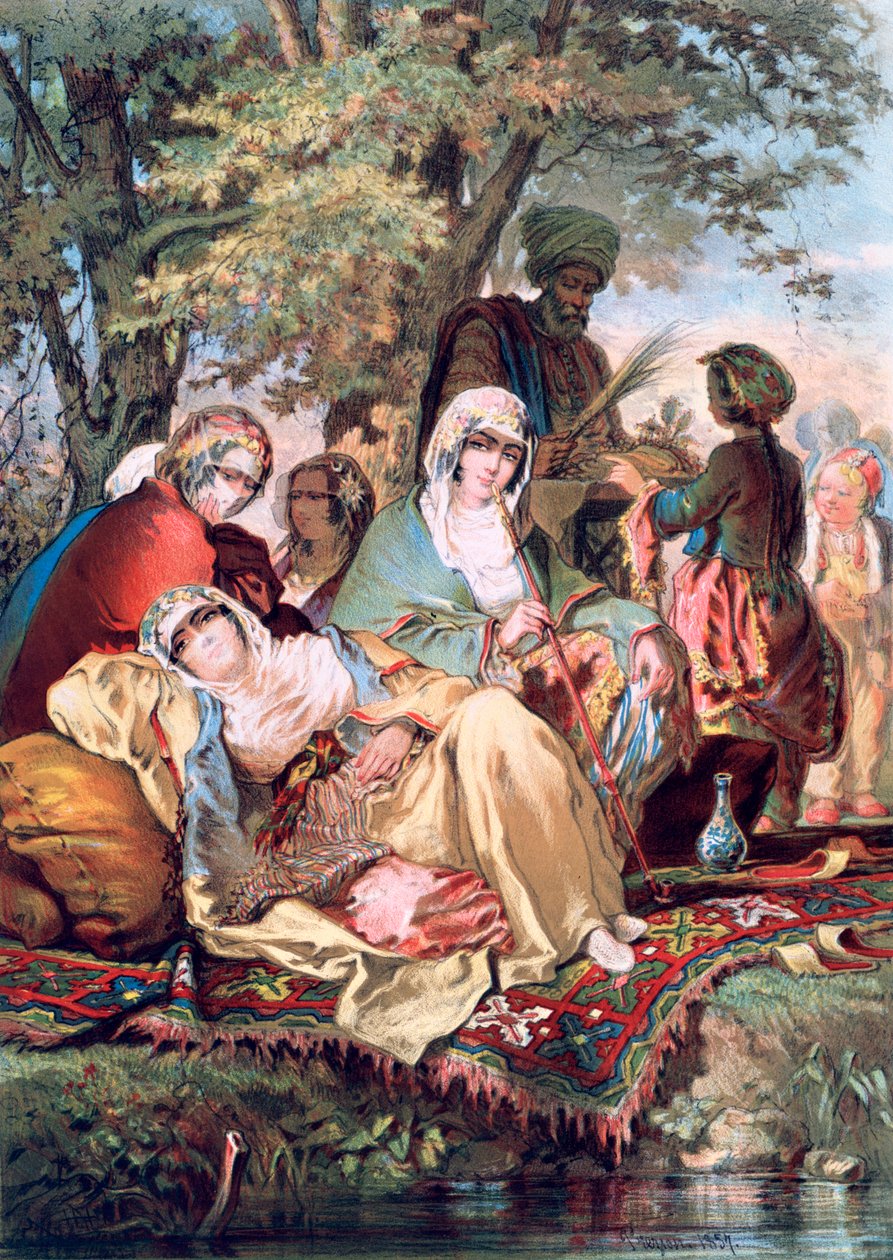 Harim, 1857 by Amadeo Preziosi