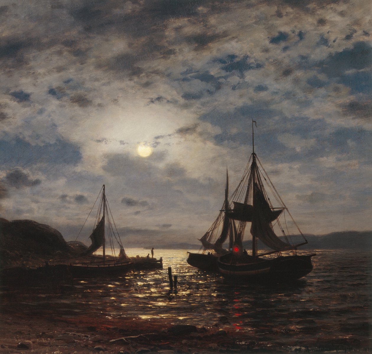 Oslo fiyordundan by Amaldus Nielsen