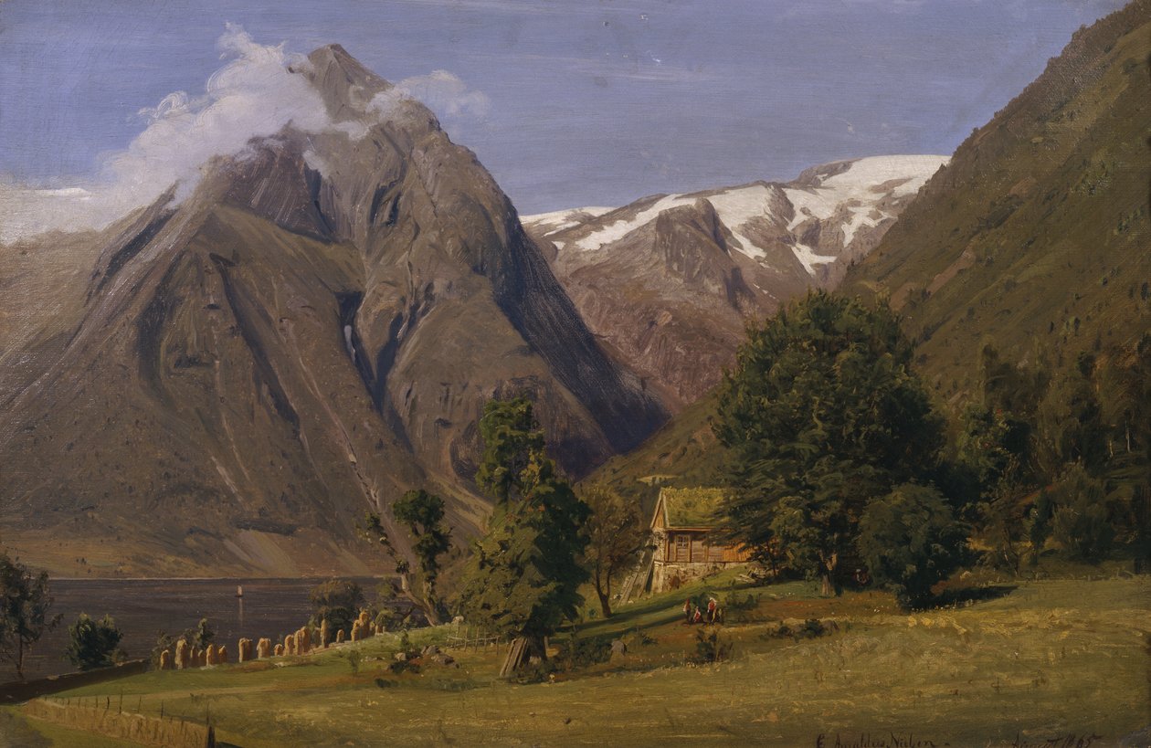 Yaz günü, Balestrand by Amaldus Nielsen