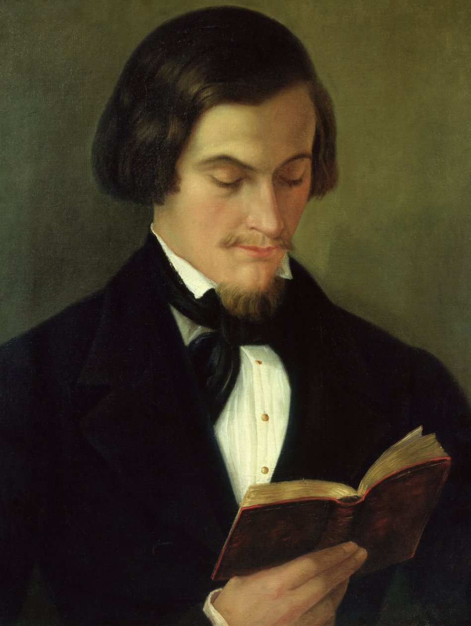 Şair Heinrich Heine (1797-1856) 1842 portresi by Amalia Keller