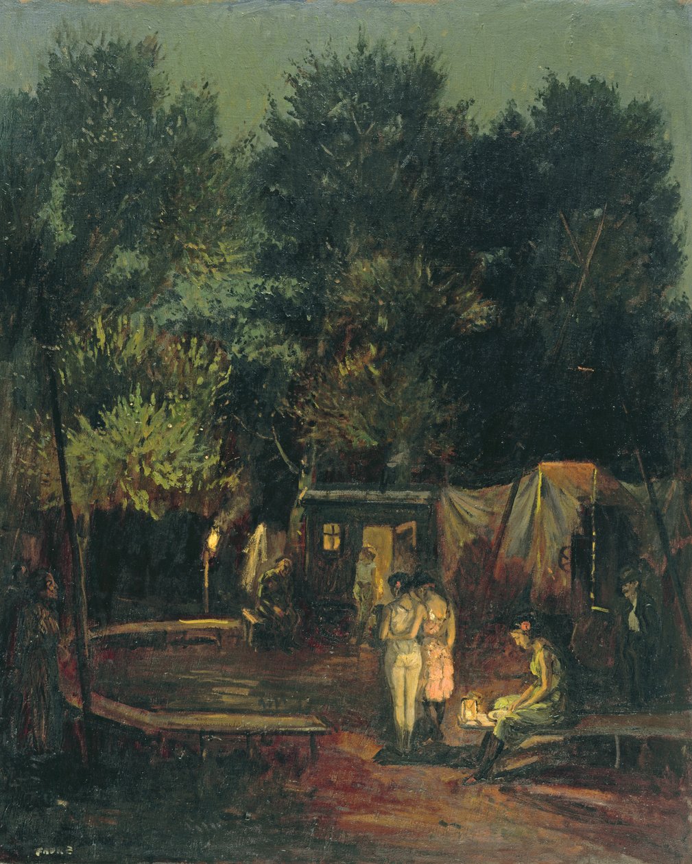 Ağaçların Altında Sirk, 1912 by Amandus Faure
