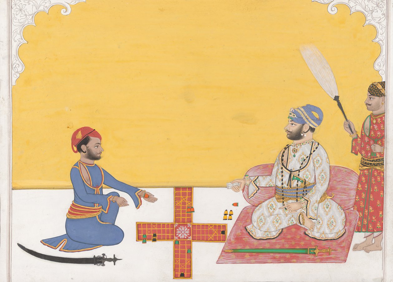 Maharaja Sovan Singh Pachisi, K. 1868. by Ambav