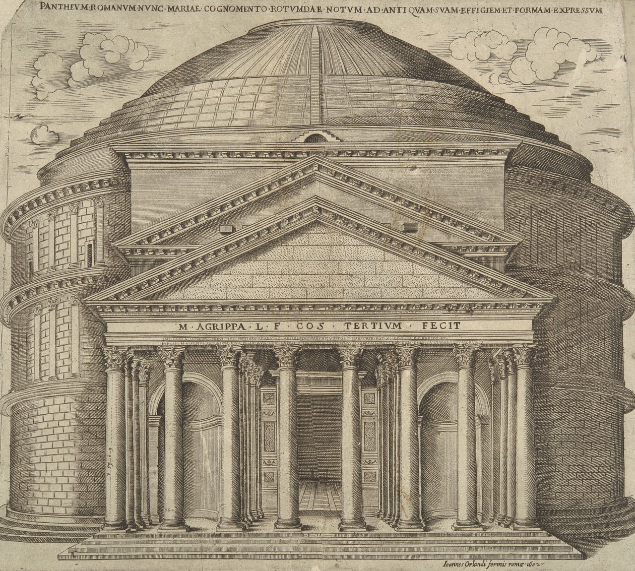 Şimdi Mary olarak bilinen Roma Pantheum'u by Ambrogio Brambilla