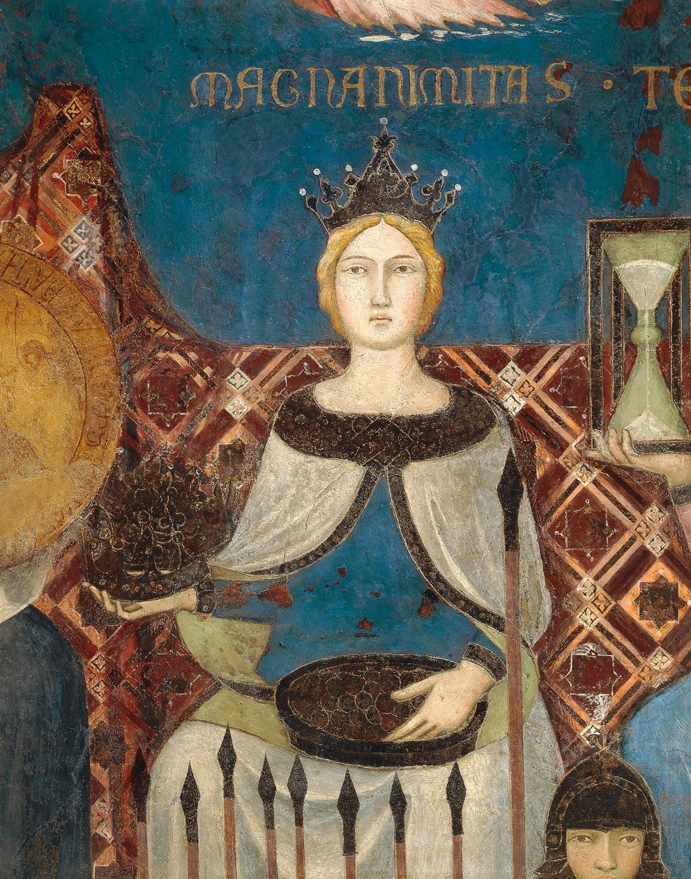 İyi Yönetim, Yücelik ve Cömertlik Alegorisi, Alegoriden Detaylar ve İyi ve Kötü Yönetimin Kasaba ve Ülke Üzerindeki Etkileri by Ambrogio Lorenzetti