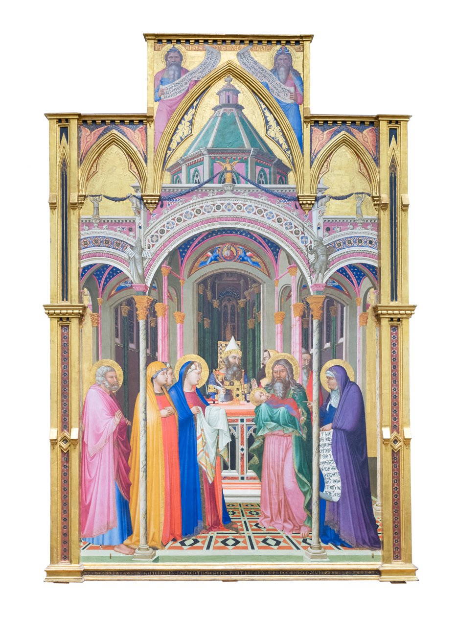 Tapınakta İsa'nın tanıtımı by Ambrogio Lorenzetti
