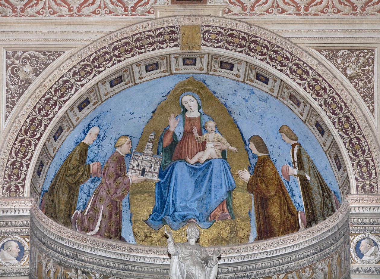Gian Galeazzo Visconti ve çocukları Filippo Maria, Giovanni Maria ve Gabriele Maria Certosa
