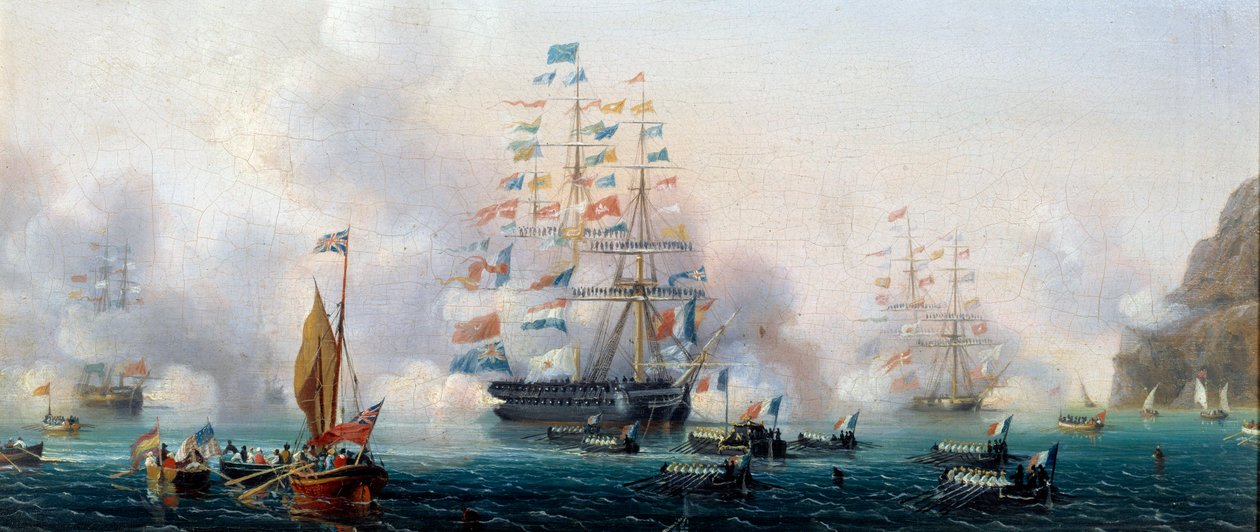 Çeviri des külleri de Napolyon I le 7/10/1840 Resim Ambroise Louis Garneray (1783-1857) tarafından 19. yüzyıl Sevres, üretim arşivleri - 7 Ekim 1840