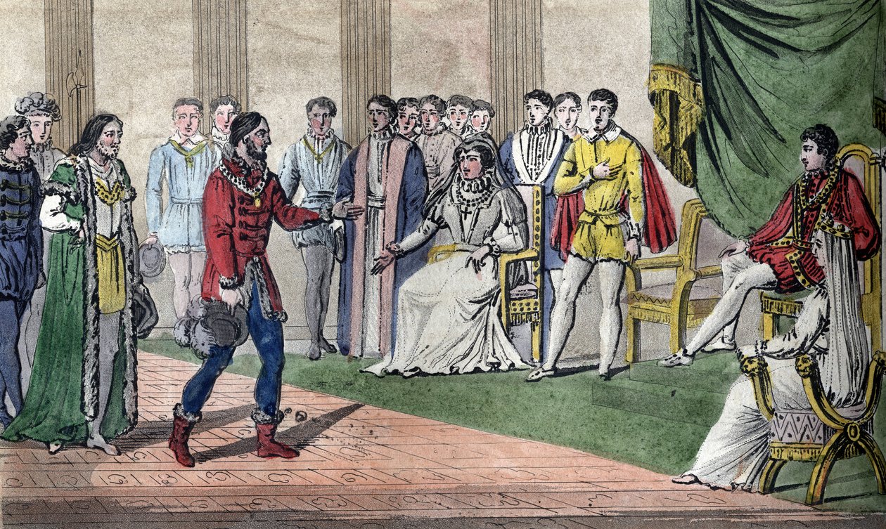 Charles IX (1550-74) Diyet tarafından kardeşi Henri d